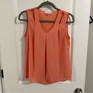 Coral Calvin Klein blouse